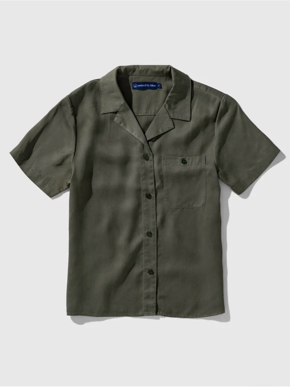 United By Blue Women’s Tencel Camp Olive Button Down Shirt